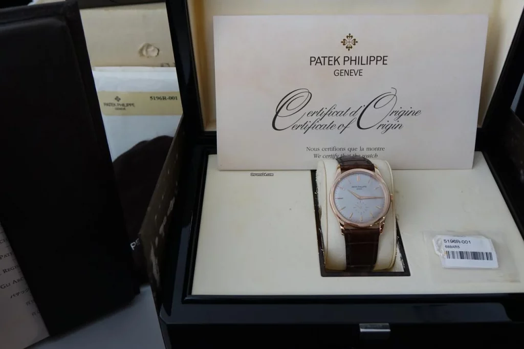 Patek Philippe - Calatrava, uno de los icónicos modelos de la firma. 