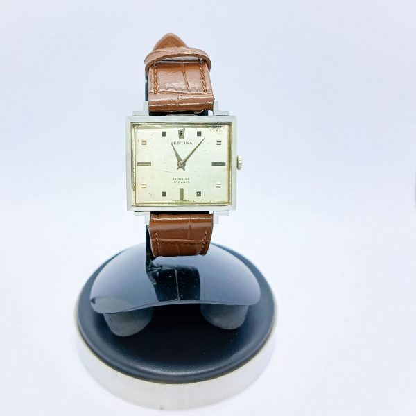 Reloj Vintage Suizo - Festina - años 60 - Cuerda manual